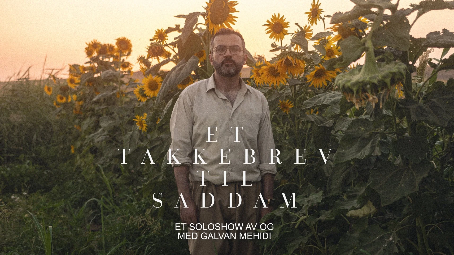 Digital markedsføring av forestillingen Et Takkebrev Til Saddam med komiker Galvan Mehidi. Fra starten var det planlagt å selge opp til 3000 billetter i forestillingsperioden, men etter over 15 måneder med forestillinger har det blitt solgt over 45 0