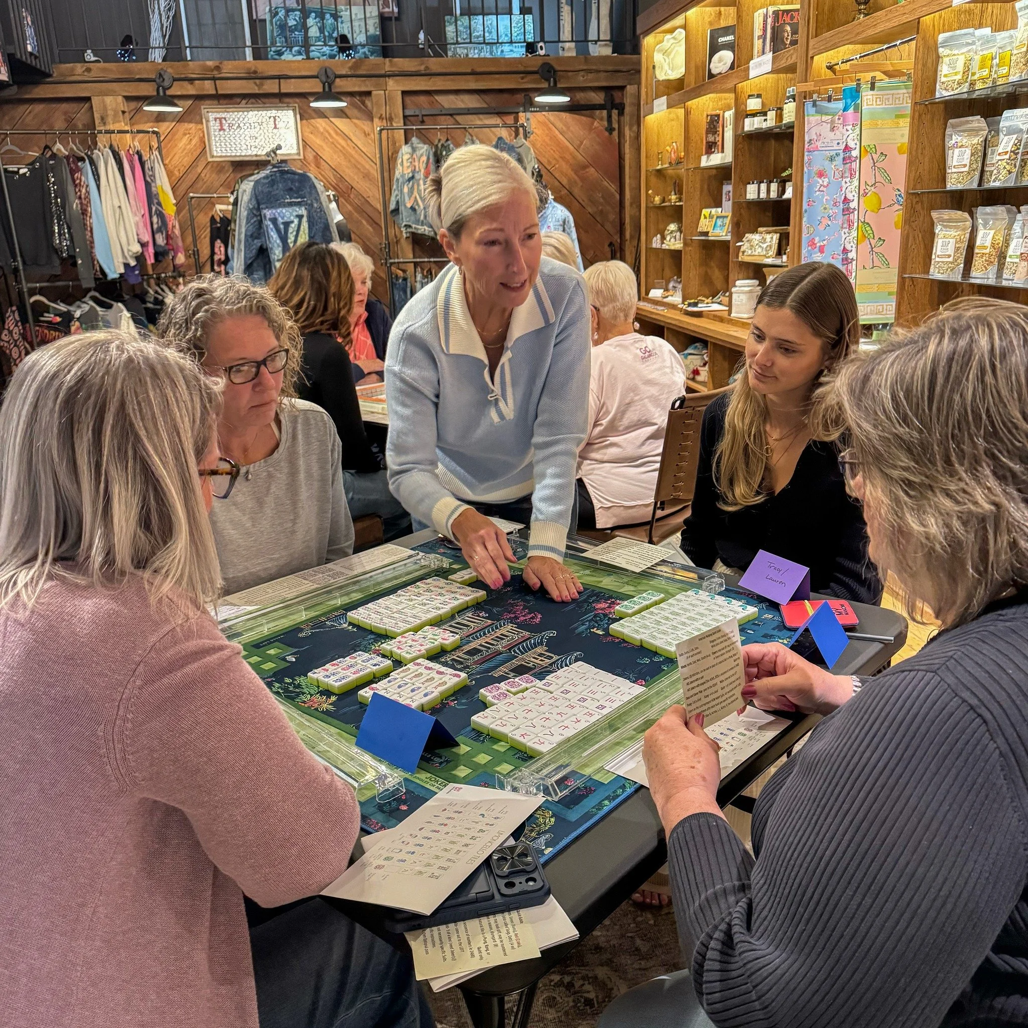 📣📣📣 Signups are open for beginner mahjong classes through @elkhartmercantile 📣📣📣
Sign up for a beginner mahjong class at the link in their bio or go to elkhartmercantile.com. 

No need to bring anything but your curiosity to our sessions!  We'l