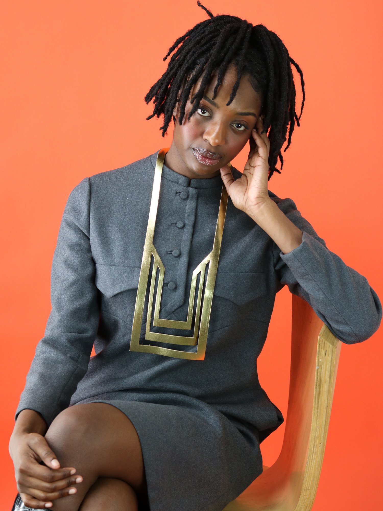 Frames Leather Necklace