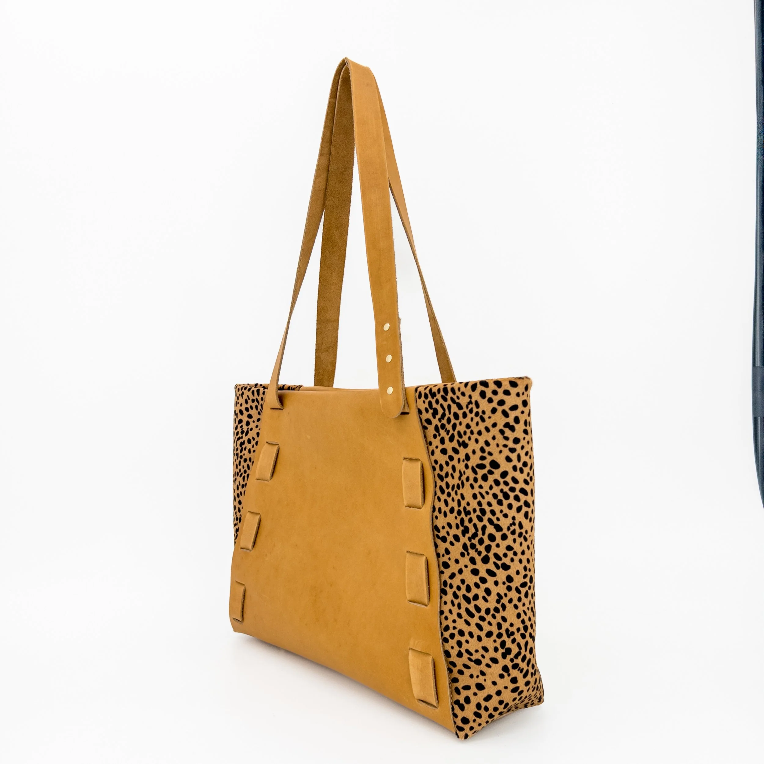 Riverfront Tote - Leopard/Butterscotch