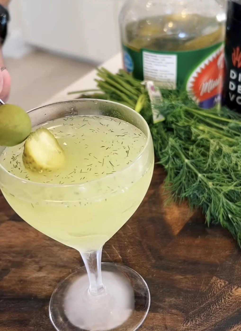 KatherineWants' Dirty Dill Pickle Martini