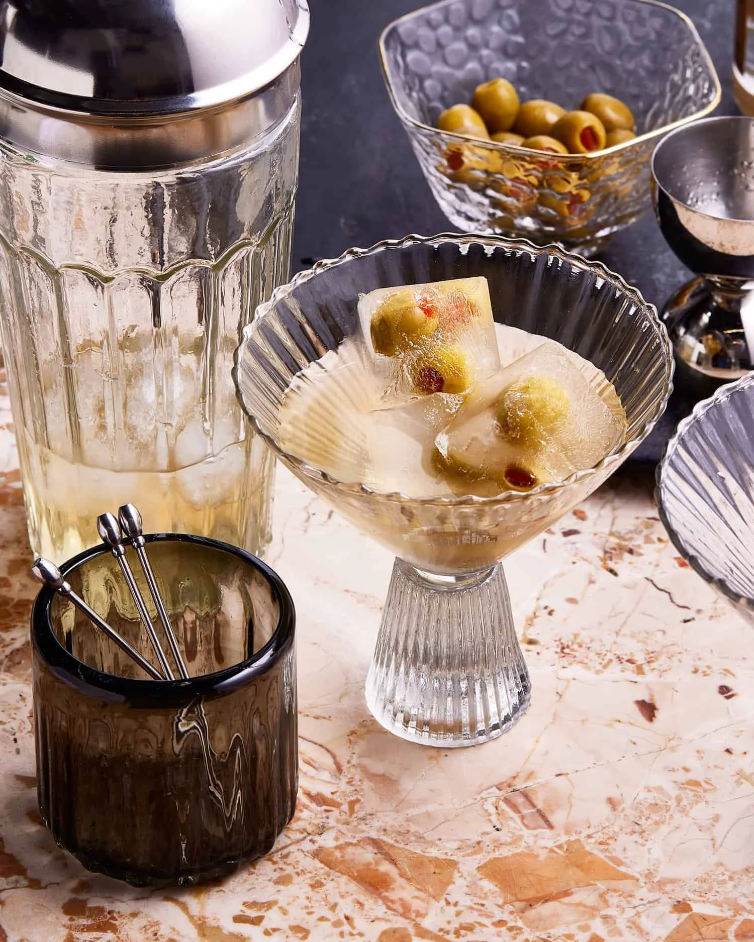 Kale Junkie's Quick and Easy Dirty Martini