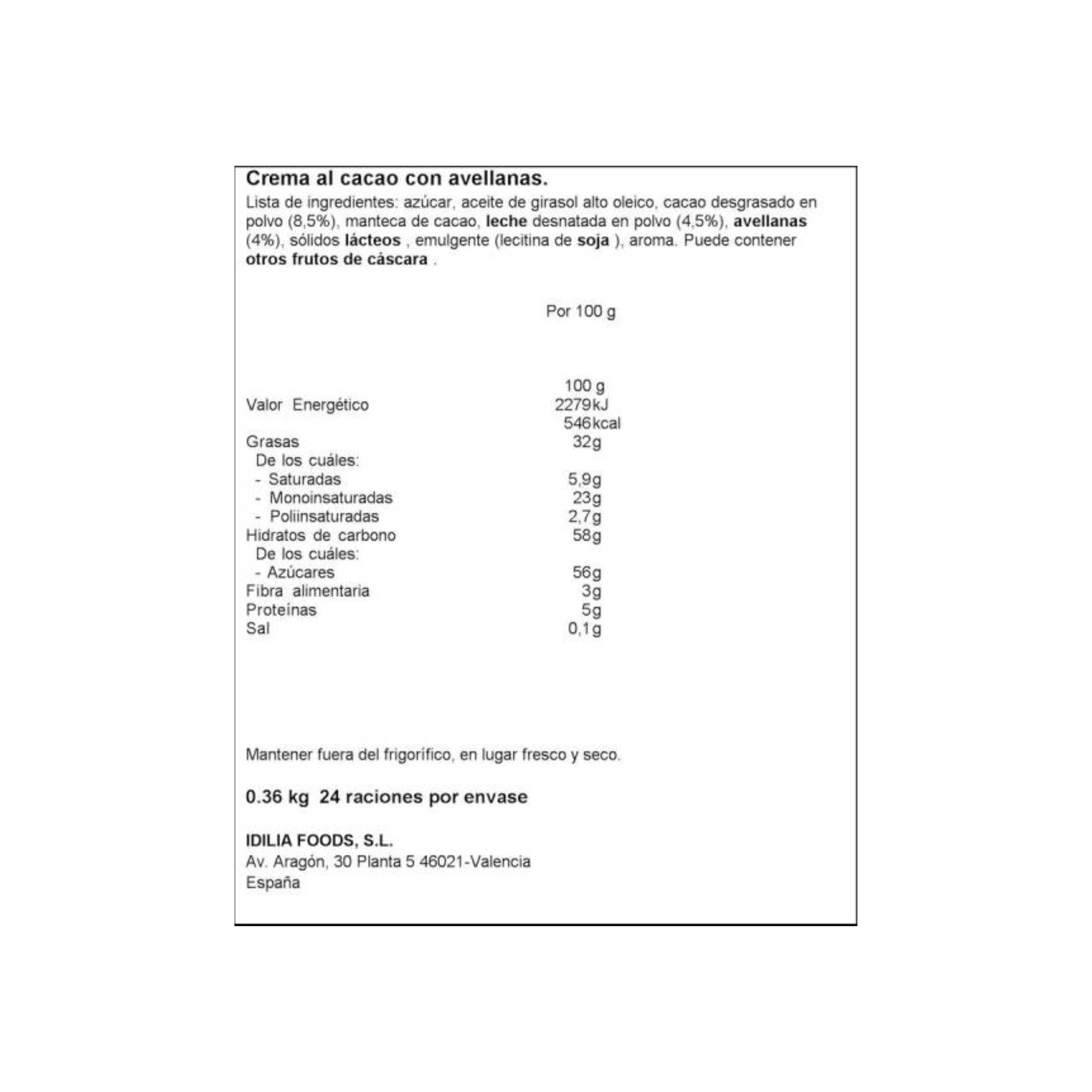 CHOCO PASTA ORIGINAL ROJO - 360 GR - NOCILLA ingredients.png