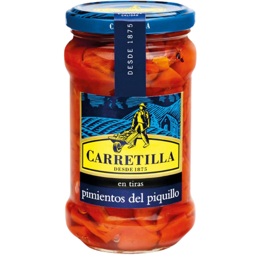 PIMIENTOS PIQUILLO ENTERO - 290 GR - CARETILLA