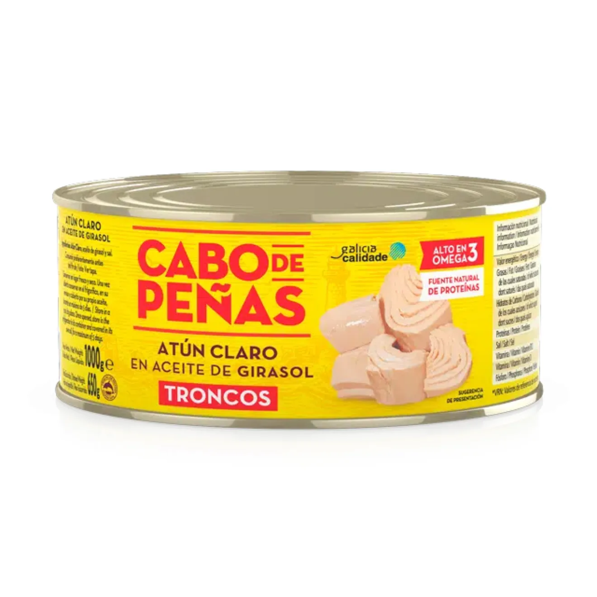 TONIJN IN OLIE - ATÚN EN ACEITE VEGETAL - 1 KG