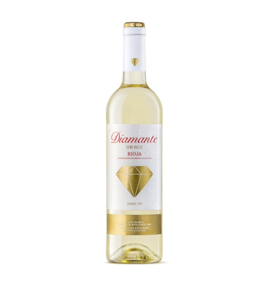 VINO DIAMANTE SEMI DULCE (HALF ZOET) - witte wijn - 6 flessen - 75 cl