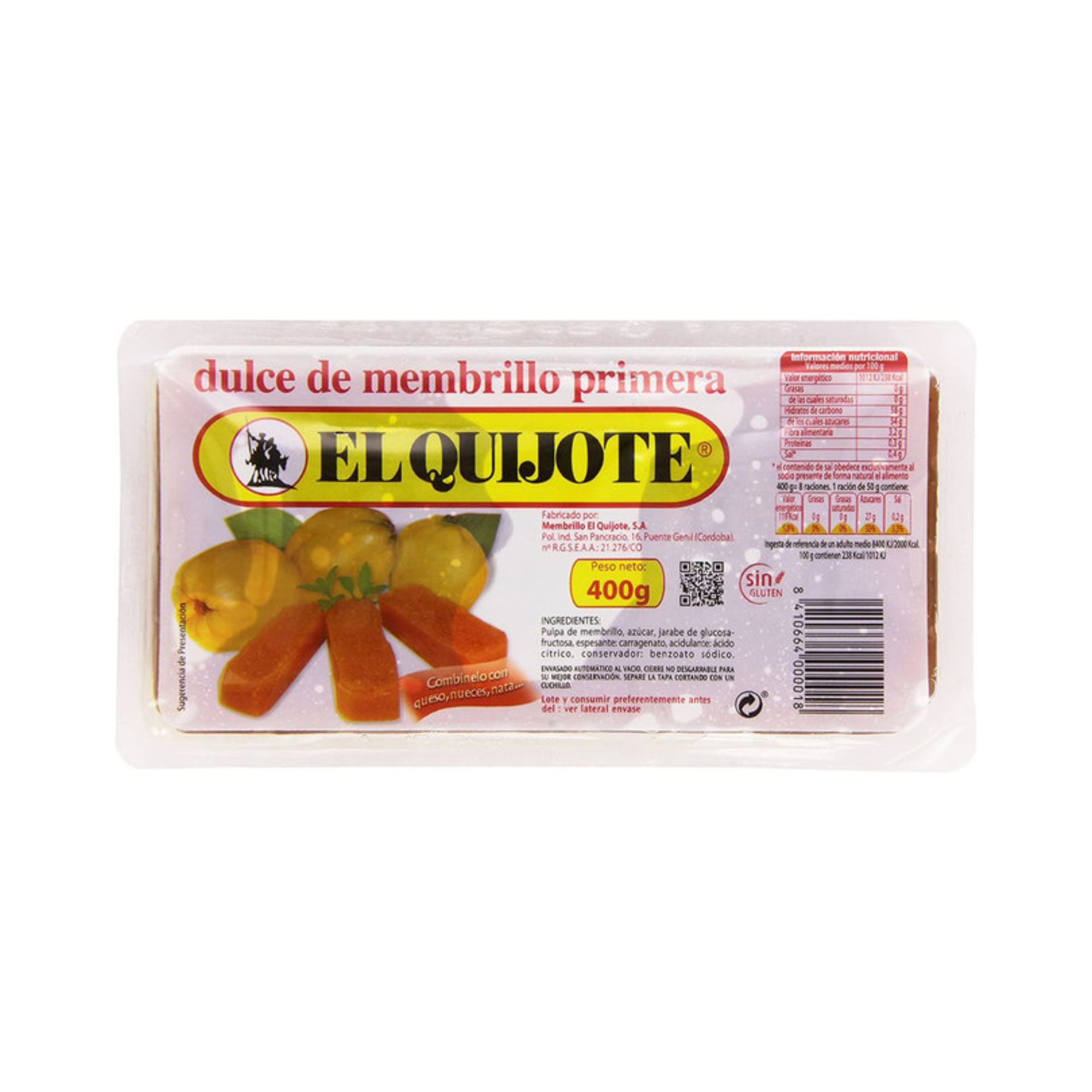 MEMBRILLO - 400 GR - EL QUIJOTE ingredientsPEÑAS.png