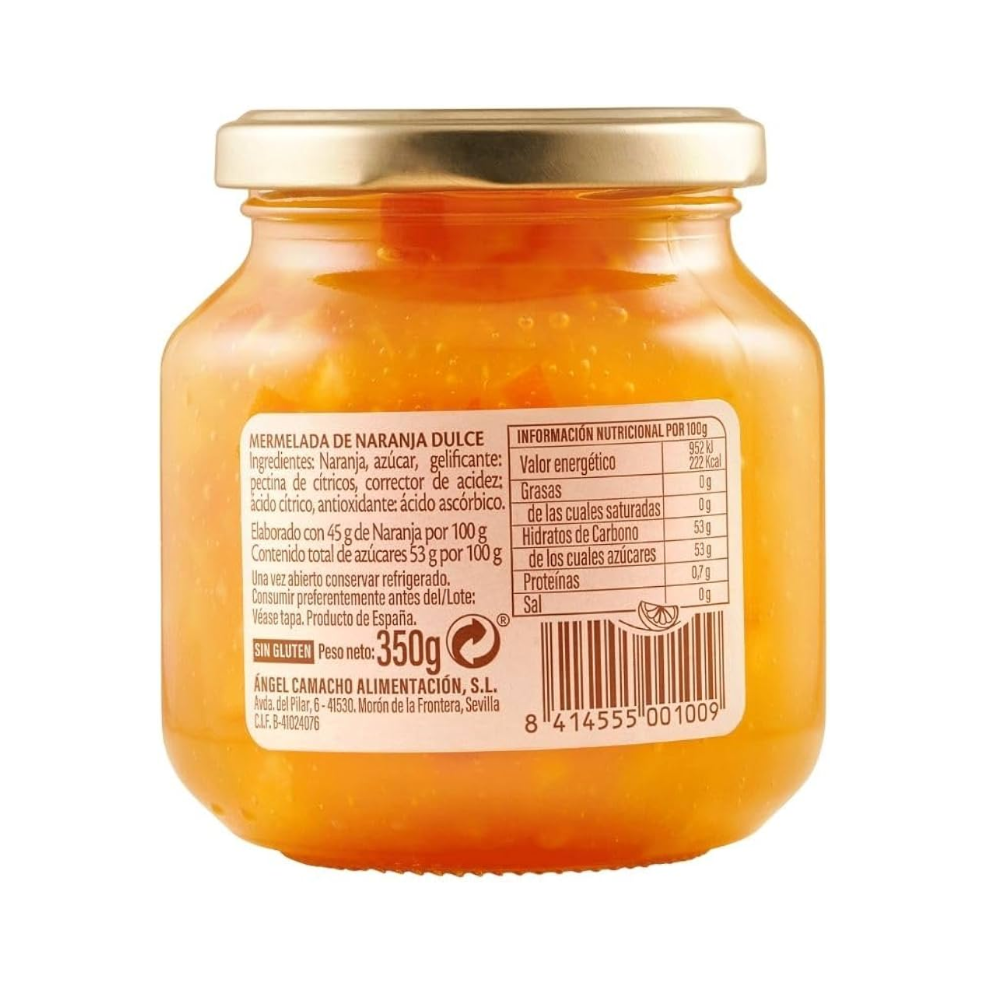 MERMELADA DE NARANJA (APPELSIEN) - 350 GR ingredientes.png