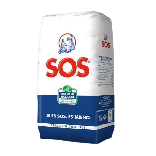 PAELLARIJST ROND - ARROZ REDONDA - 1 kg - SOS