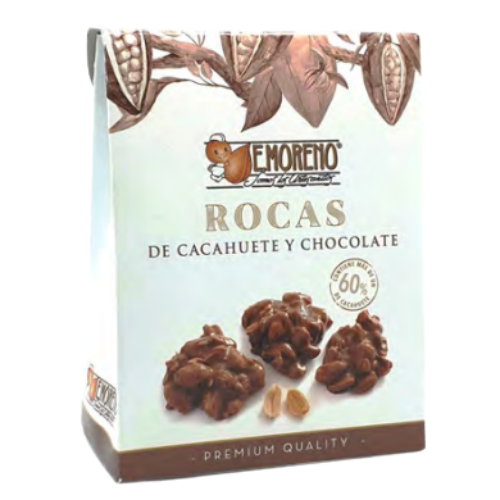 E.MORENO ROCAS DE CACAHUETE Y CHOCOLATE - 120GR