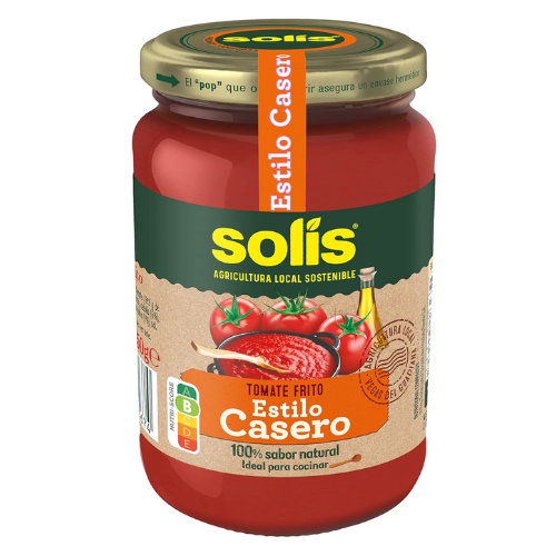 TOMATE SOFRITO CASERO – 340 g – SOLÍS