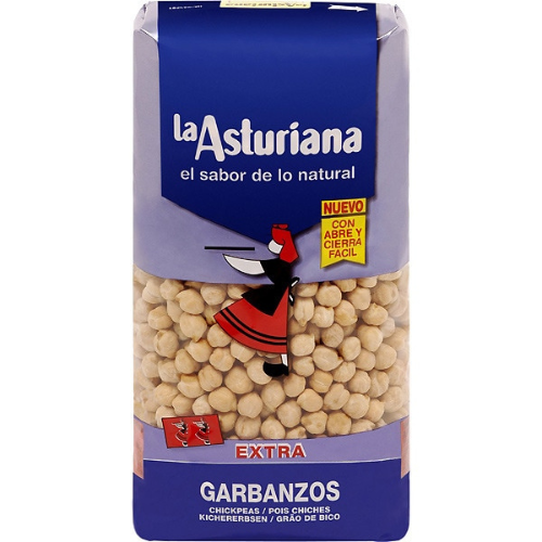 KIKKERERWTEN - GARBANZOS EXTRA - 1 kg - LA ASTURIANA