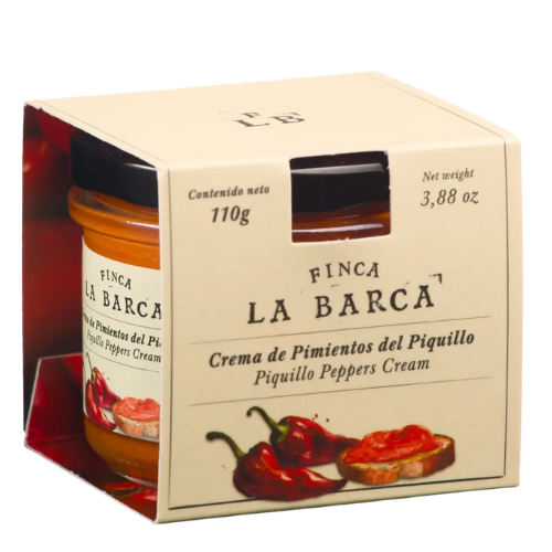 CREMA DE PIMIENTOS DEL PIQUILLO - 110 GR - FINCA LA BARCA