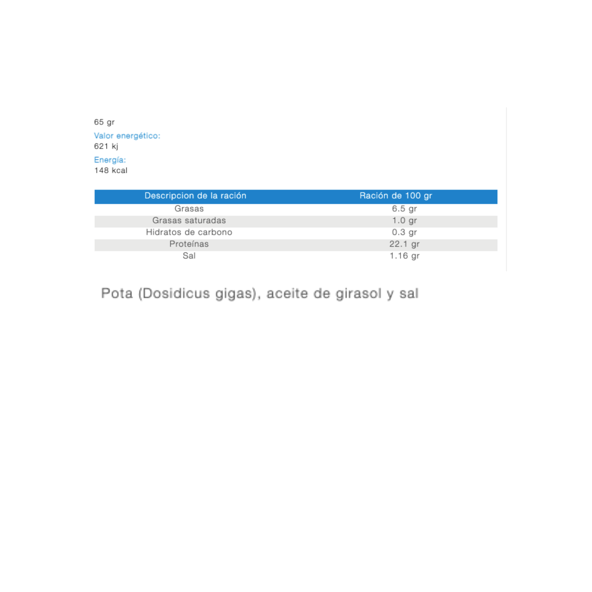 TACOS EN ACEITE - 120 G ingradients.png