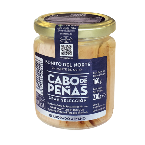 TONIJN BONITO IN OLIJFOLIE - CRISTAL - CABO DE PEÑAS