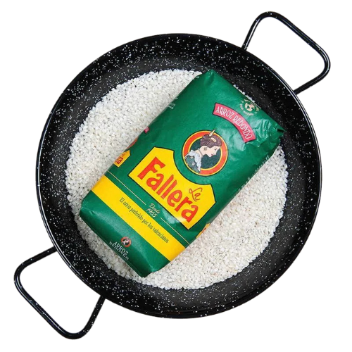 PAELLARIJST ROND - ARROZ REDONDA - 1 kg - LA FALLERA
