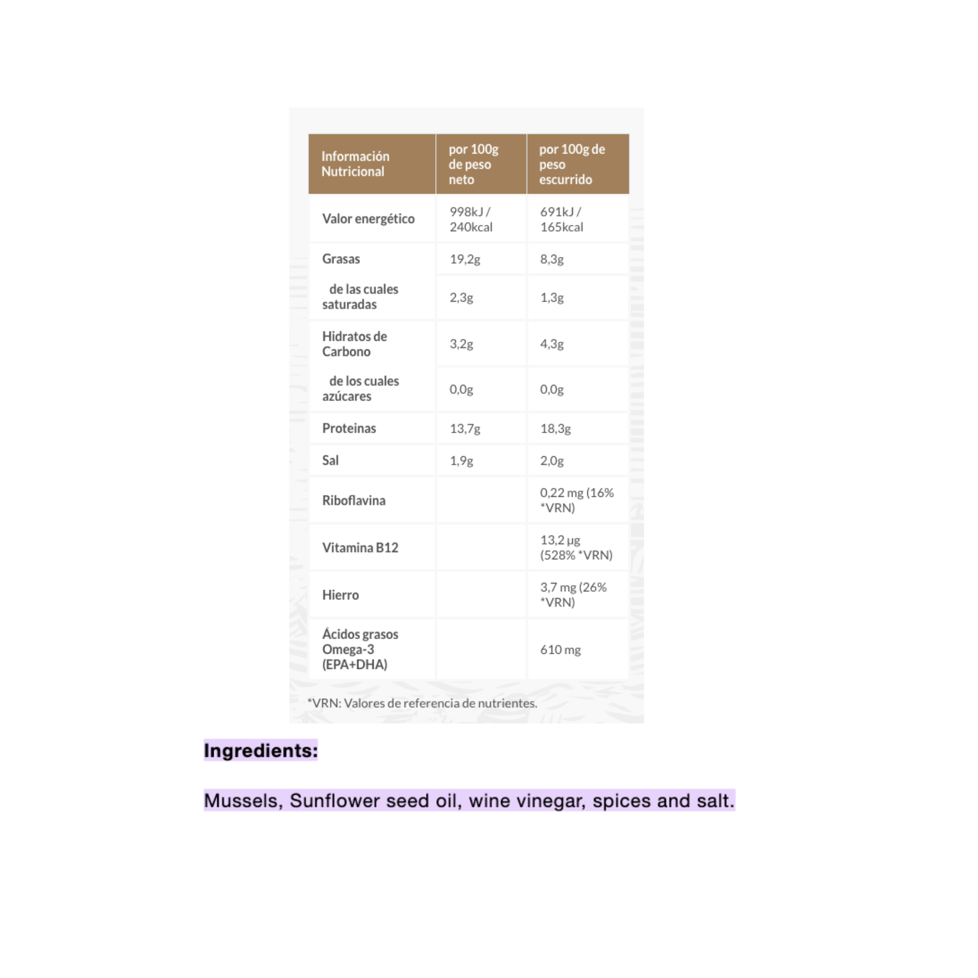 MOSSELEN IN PIKANTE MARINADE – 120 g ingradients.png