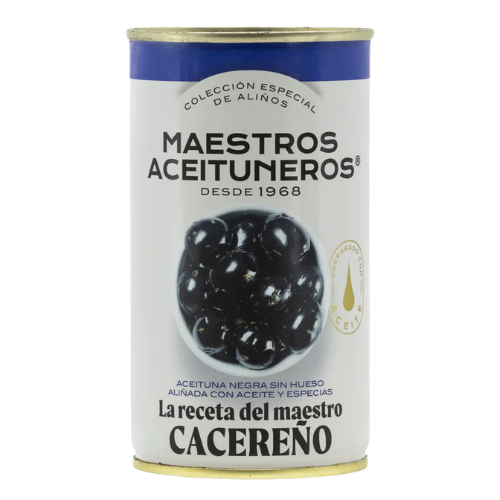 OLIJVEN ZWART ONTPIT - 4,2 KG - MAESTROS ACEITUNEROS