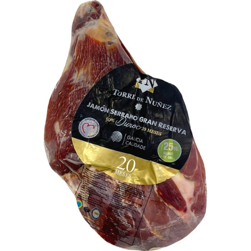 JAMON SERRANO DUROC 20M ONTBEEND – VANAF 1 KG – TORRE DE NUÑEZ