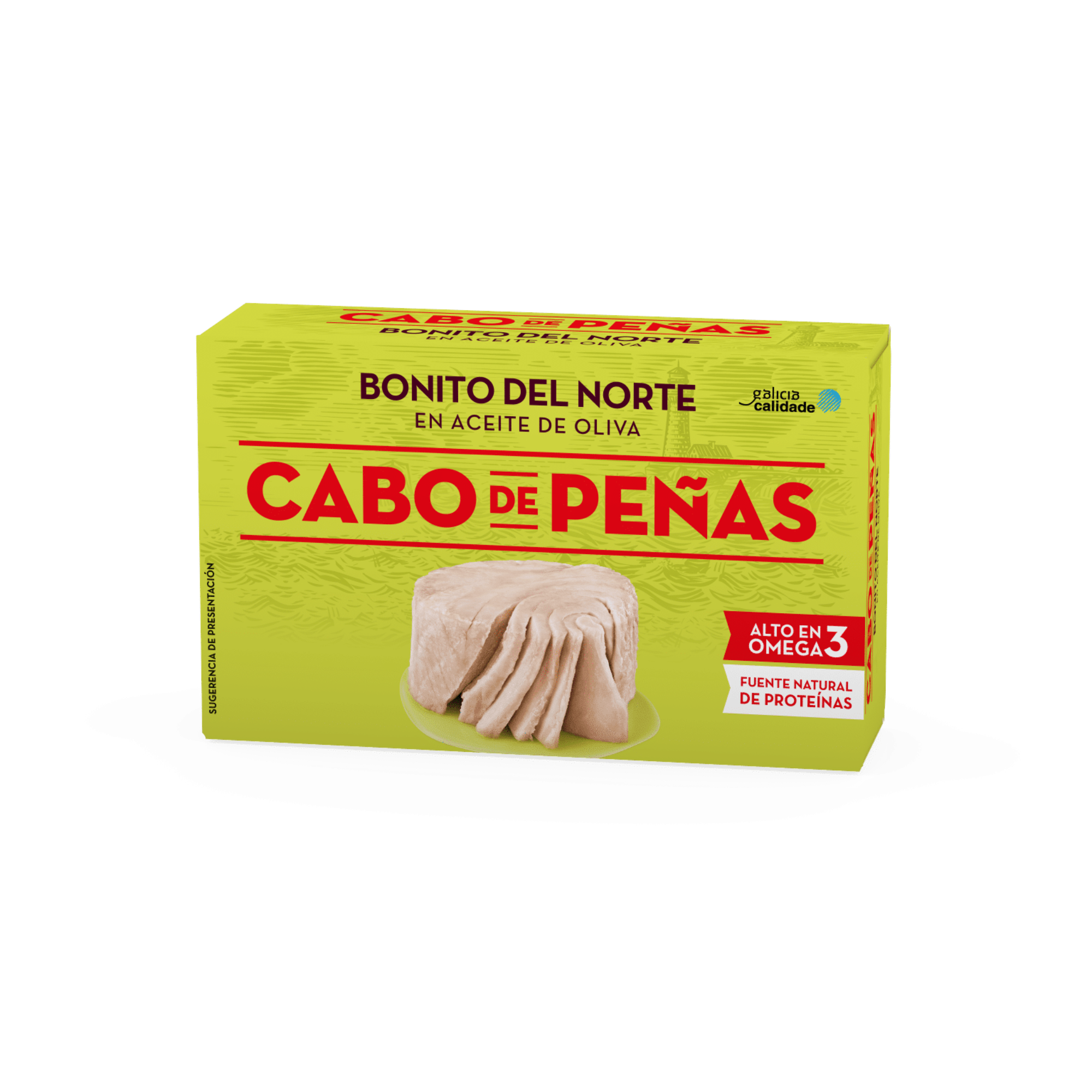 TONIJN IN OLIJFOLIE - BONITO EN ACEITE DE OLIVA - 120 G - CABO DE PEÑAS