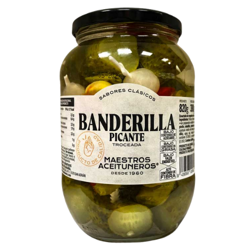 BANDERILLAS PIKANT (STUKJES) - PICANTES (TROZO) - 390 GR - MAESTROS