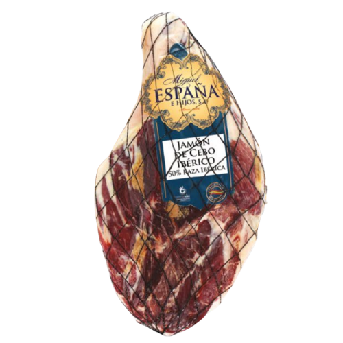 JAMON IBERICO CEBO ONTBEEND – VANAF 1 KG – ESPAÑA E HIJOS