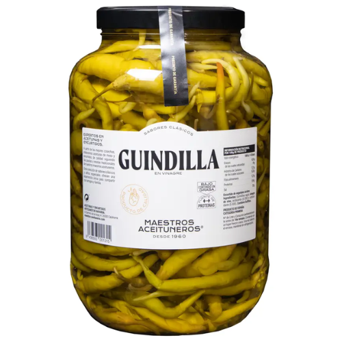 GUINDILLAS IN AZIJN - EN VINAGRE - 3,9 KG - MAESTROS