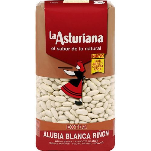 WITTE BONEN - ALUBIA BLANCA - 1 kg - LA ASTURIANA