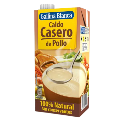 CALDO CASERO DE POLLO - 1L (KIP) - GALLINA BLANCA
