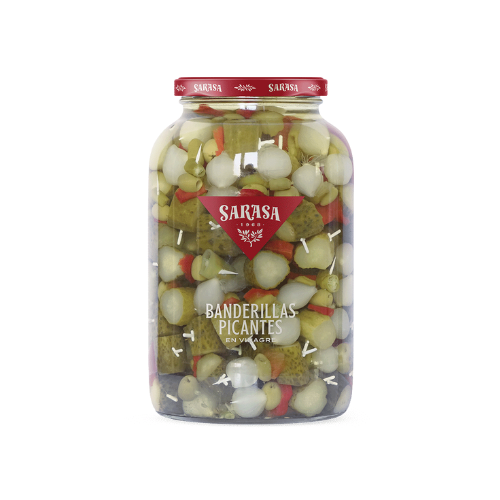 BANDERILLAS PIKANT (STUKJES) - PICANTES (TROZO) - 1,9 KG - SARASA