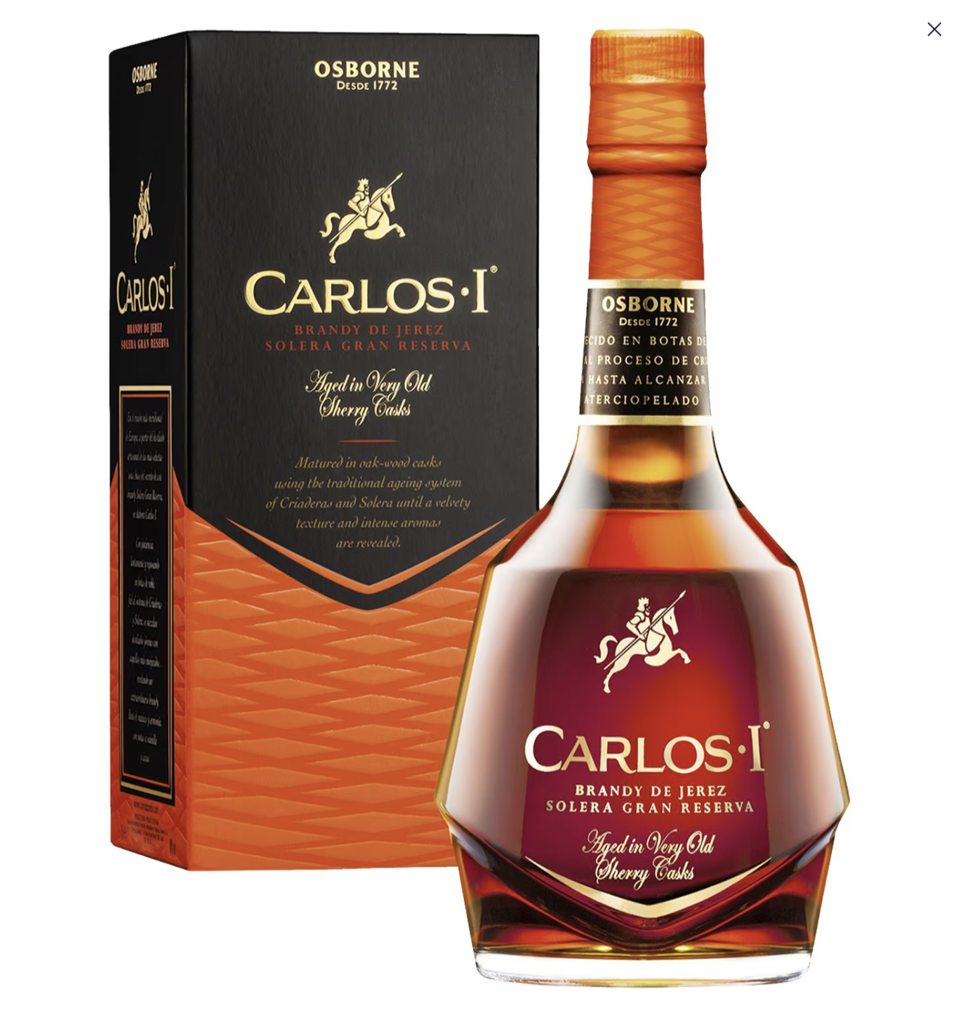BRANDY CARLOS I VARIATIES – 40% of 40,3% - 70 cl