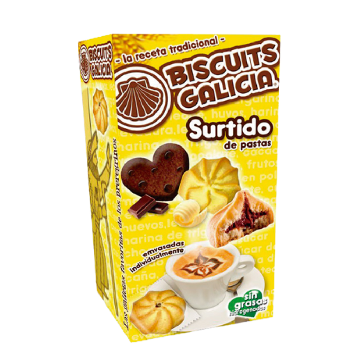 GALLETAS BISCUITS GALICIA CAFE 3 VARIEDADES - 2KG