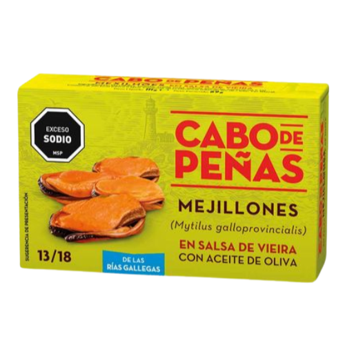 MOSSELEN GALLICIAANS - MEJILLONES SALSA VIEIRA - 120 G