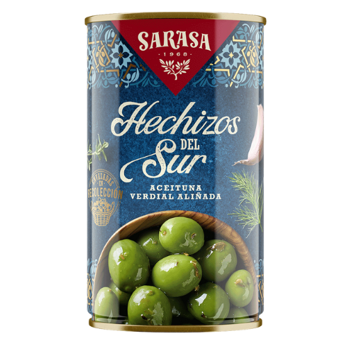 OLIJVEN GROEN ZUIDERS GEKRUID - HECHIZOS DEL SUR - 370 G