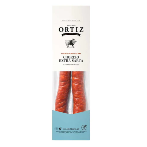 CHORIZO BARBACOA PICANTE - 300 GR - ORTIZ