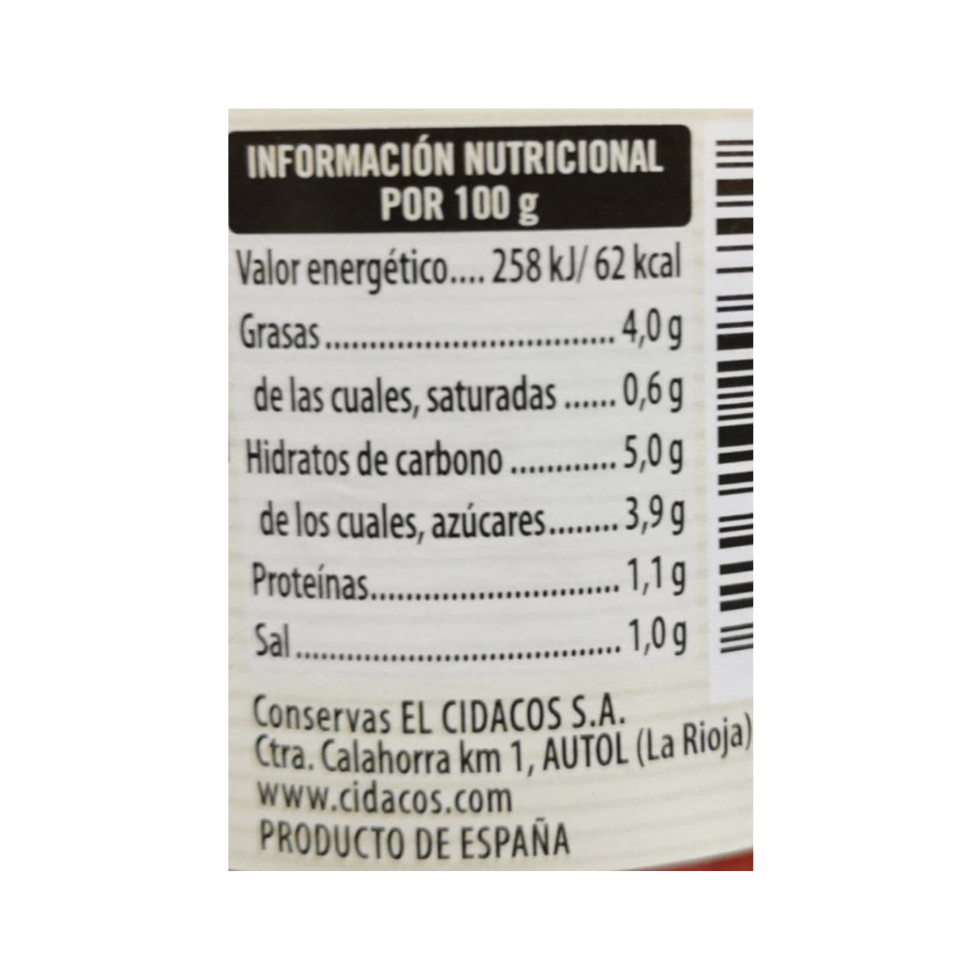 TUMACA - 290 g - CIDACOS ingradients.png