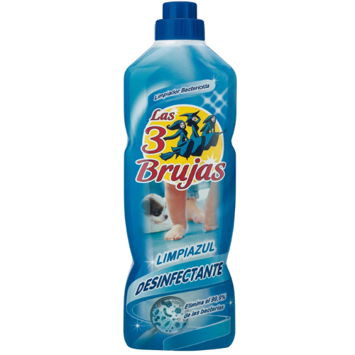 ALLESREINIGER LAS TRES BRUJAS– AZUL DESINFECTANTE - 1L