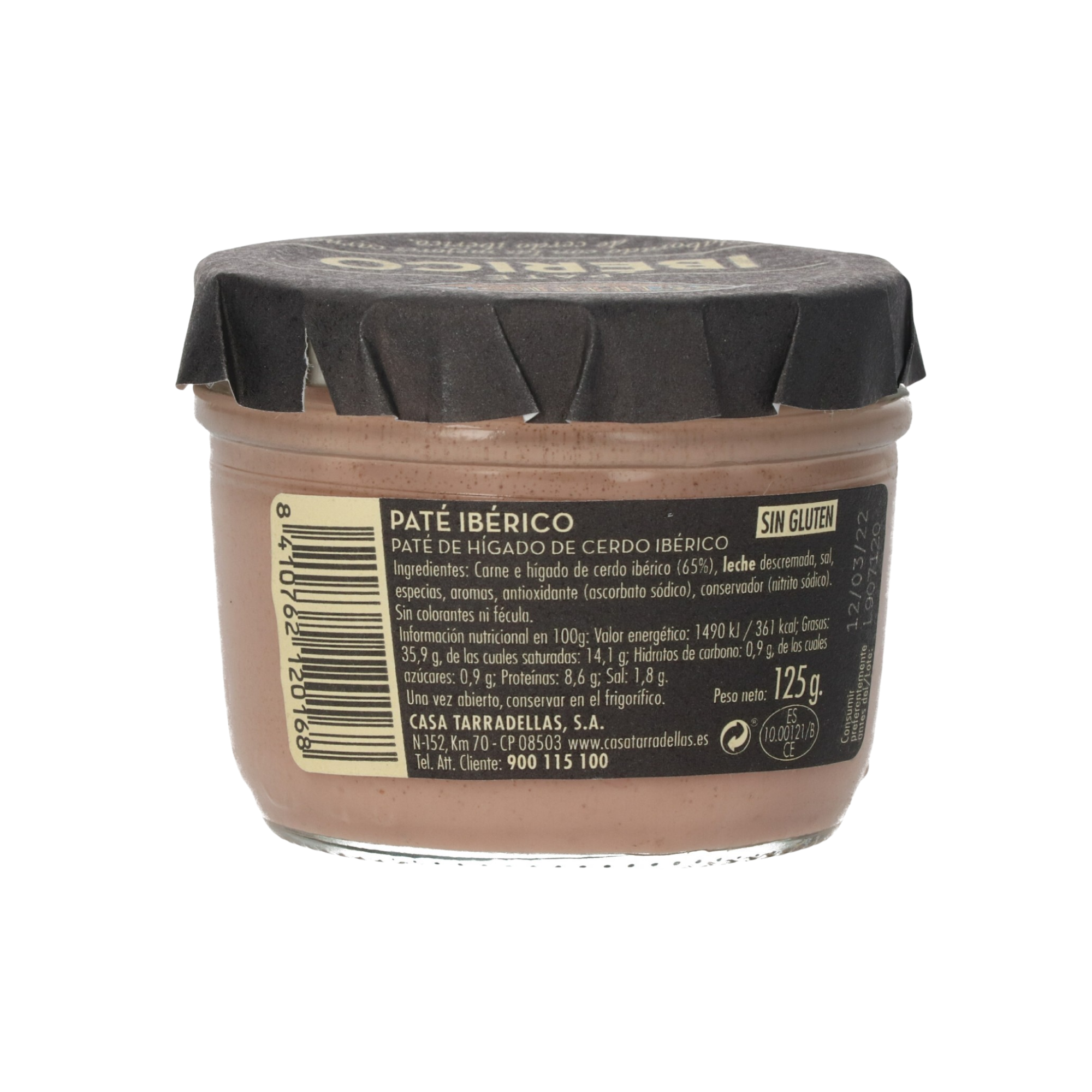 PATÉ DE IBÉRICO - 125 G - CASA TARRADELLAS.png