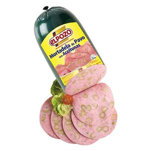 MORTADELLA KALKOEN MET OLIJVEN – VANAF 1 KG – EL POZO