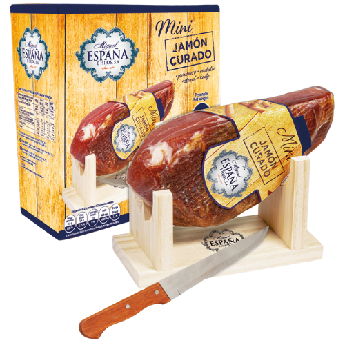 MINI JAMÓN SERRANO CURADO (HOUDER + MES) - ESPAÑA E HIJOS