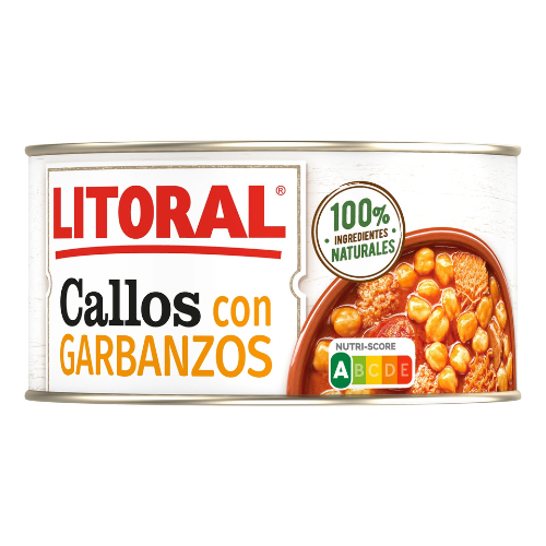 CALLOS CON GARBANZOS - 370 g - LITORAL