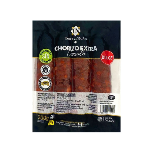 CHORIZO OREADO DULCE – 1 KG – TORRE DE NUÑEZ