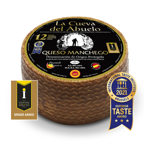 MANCHEGO AÑEJO 12M CUÑA - 3KG la cueva del abuelo.png
