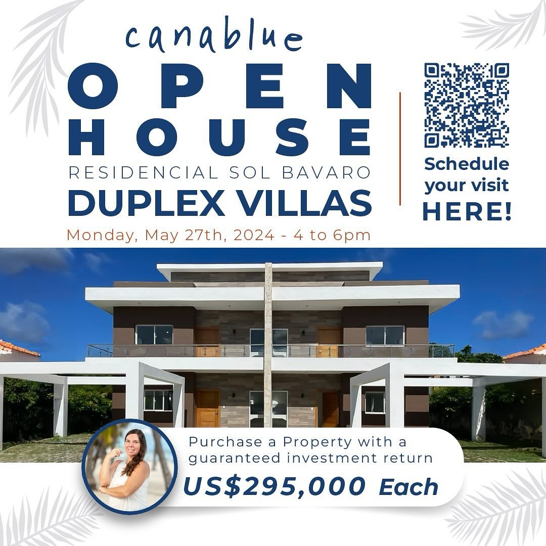 Join me at the Open House today in our Duplex Villa, Monday, from 4pm to 6pm.
.
Date: Monday, May 27th from 4pm to 6pm
Please RSVP before May 25th to manage your access.
.
Please register at this link and choose your attendance time:
https://bit.ly/R