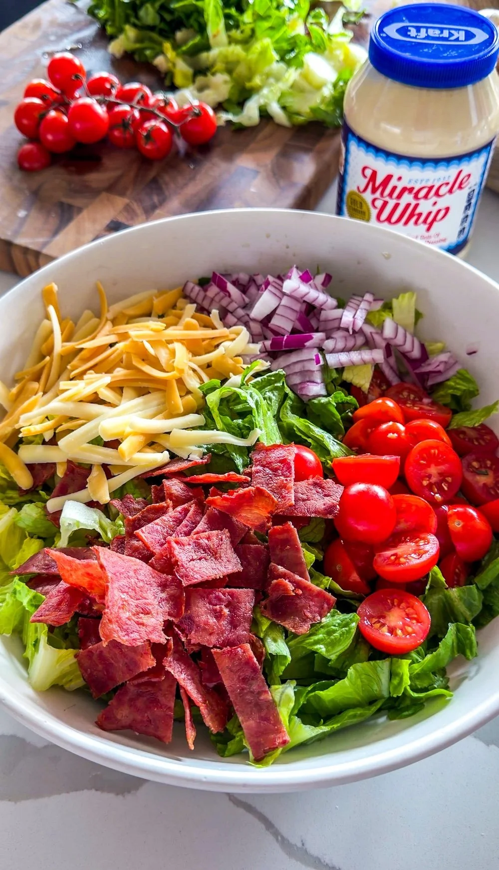 miracle whip crispy pasta salad