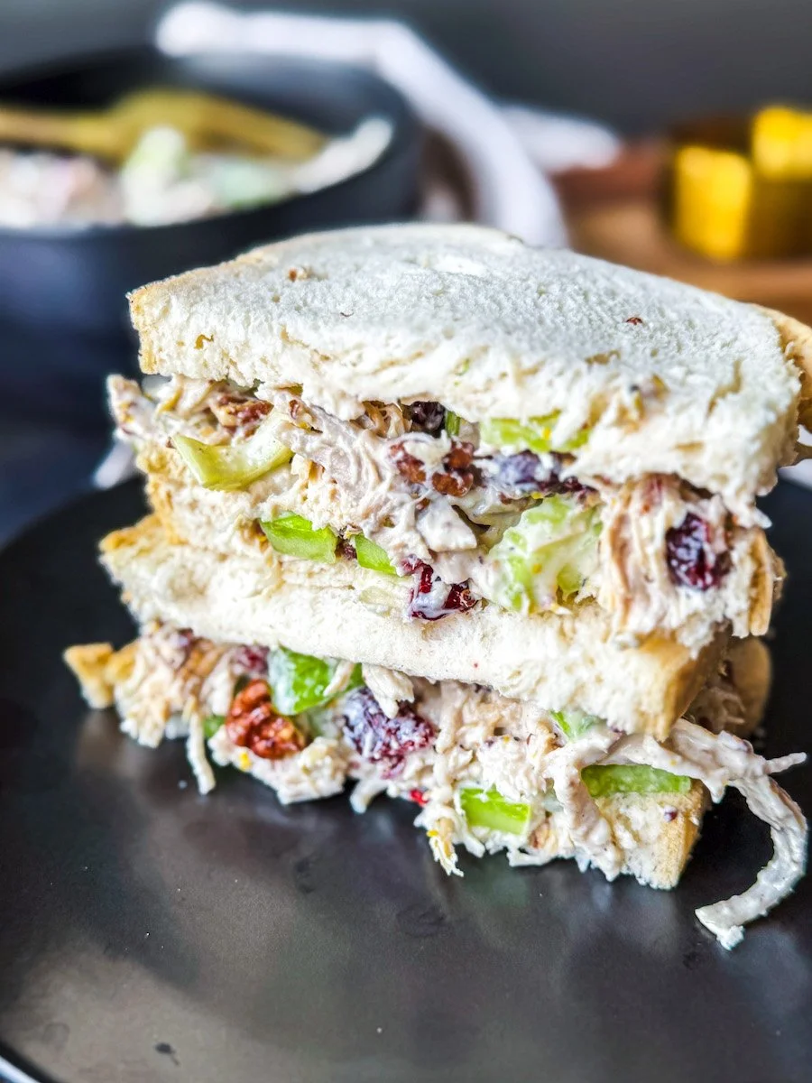 Copycat Trader Joe's Wine Country Chicken Salad — Protein Snack Queen