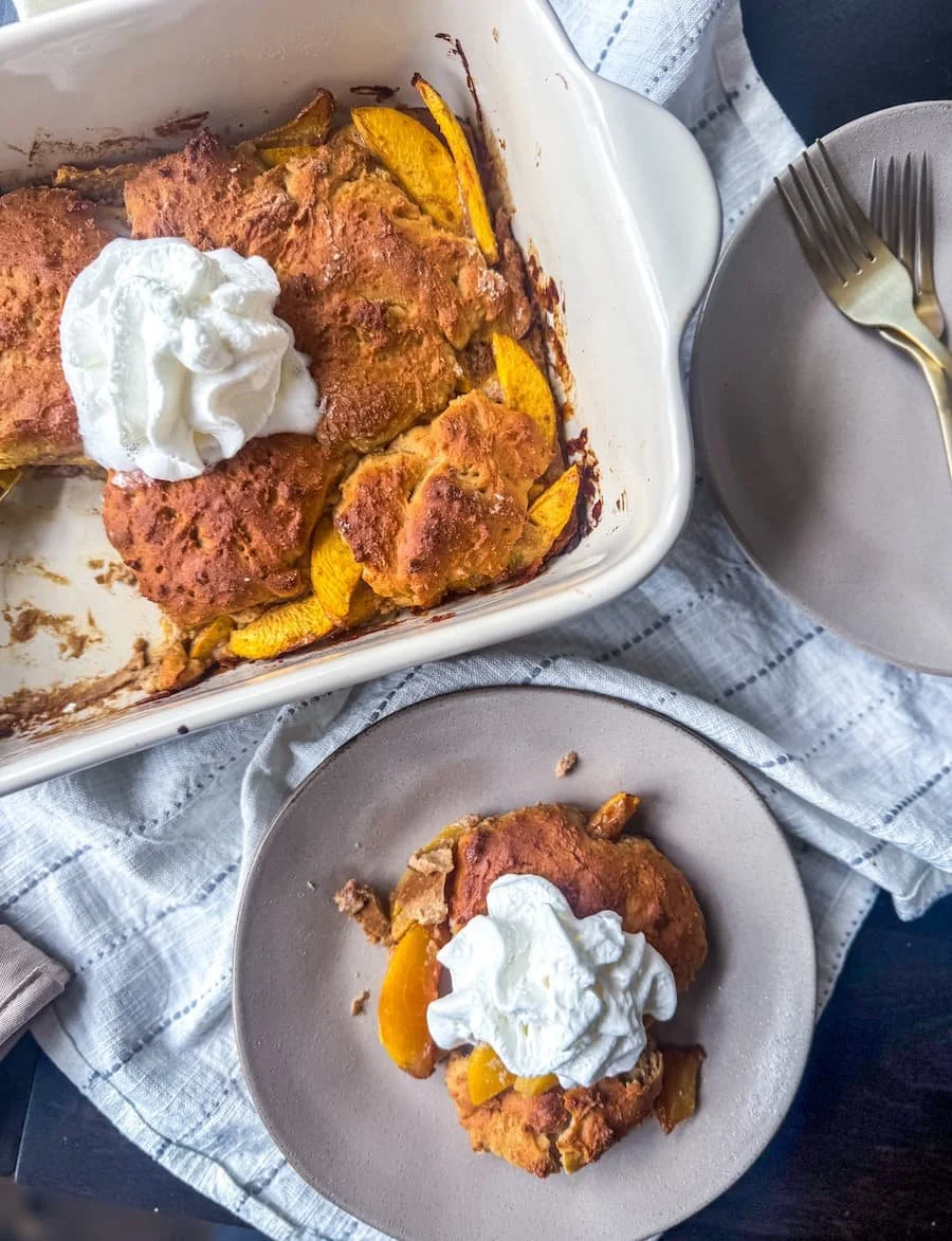 gluten-free desserts / gluten free desserts - peach cobbler