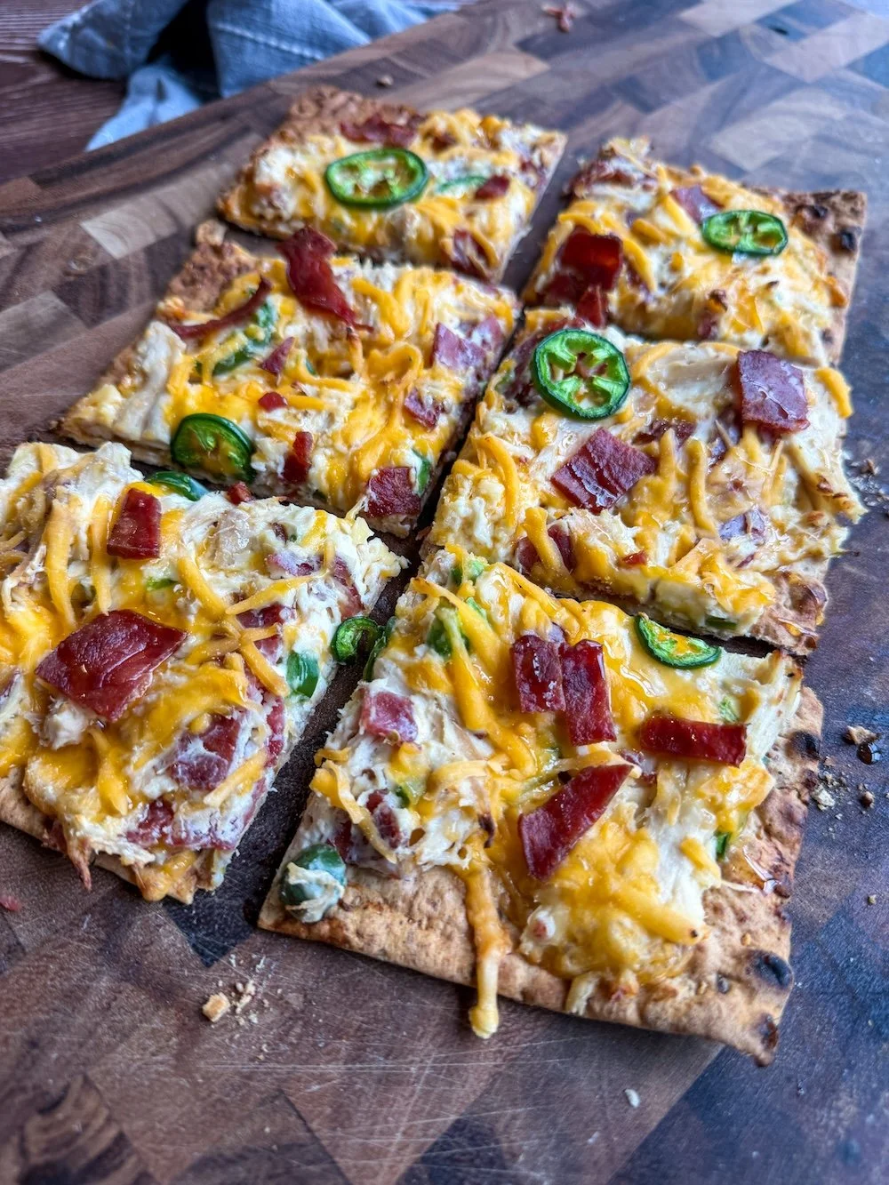 high protein flatbread