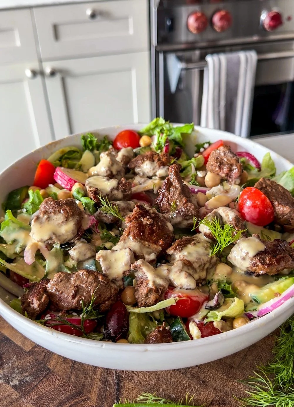 steak salad
