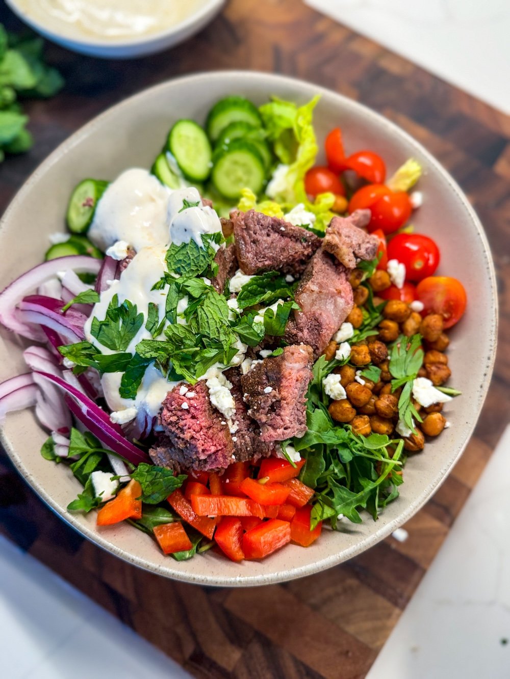 lamb salad bowl